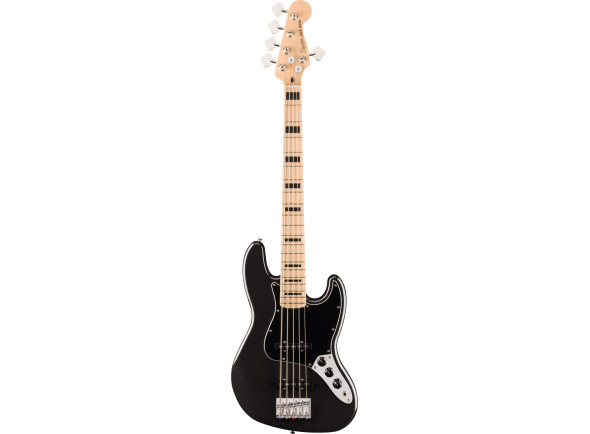 Fender Affinity Series Active Jazz Bass V Maple Fingerboard Black Pickguard Black Metallic Fender Affinity Series Active Jazz Bass V Maple Fingerboard Black Pickguard Black Metallic